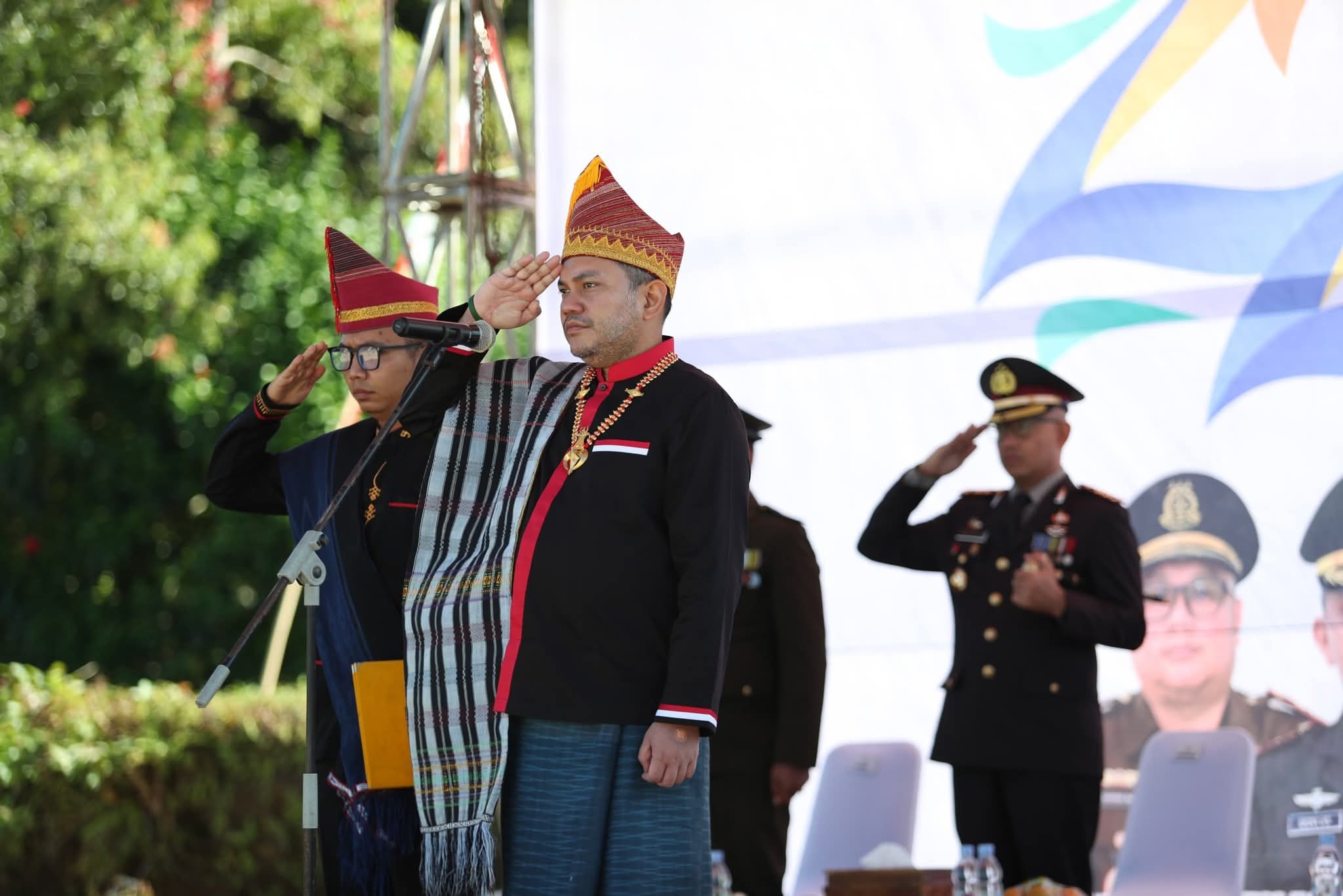 Bupati Franc Bernhard Tumanggor Sebagai Irup Hari Jadi Kabupaten Pakpak Bharat ke 22 Tahun 2025
