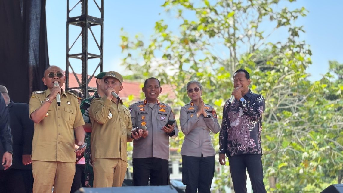 Kapolres Pematangsiantar Hadiri Pisah Sambut Dandim 0207/Simalungun