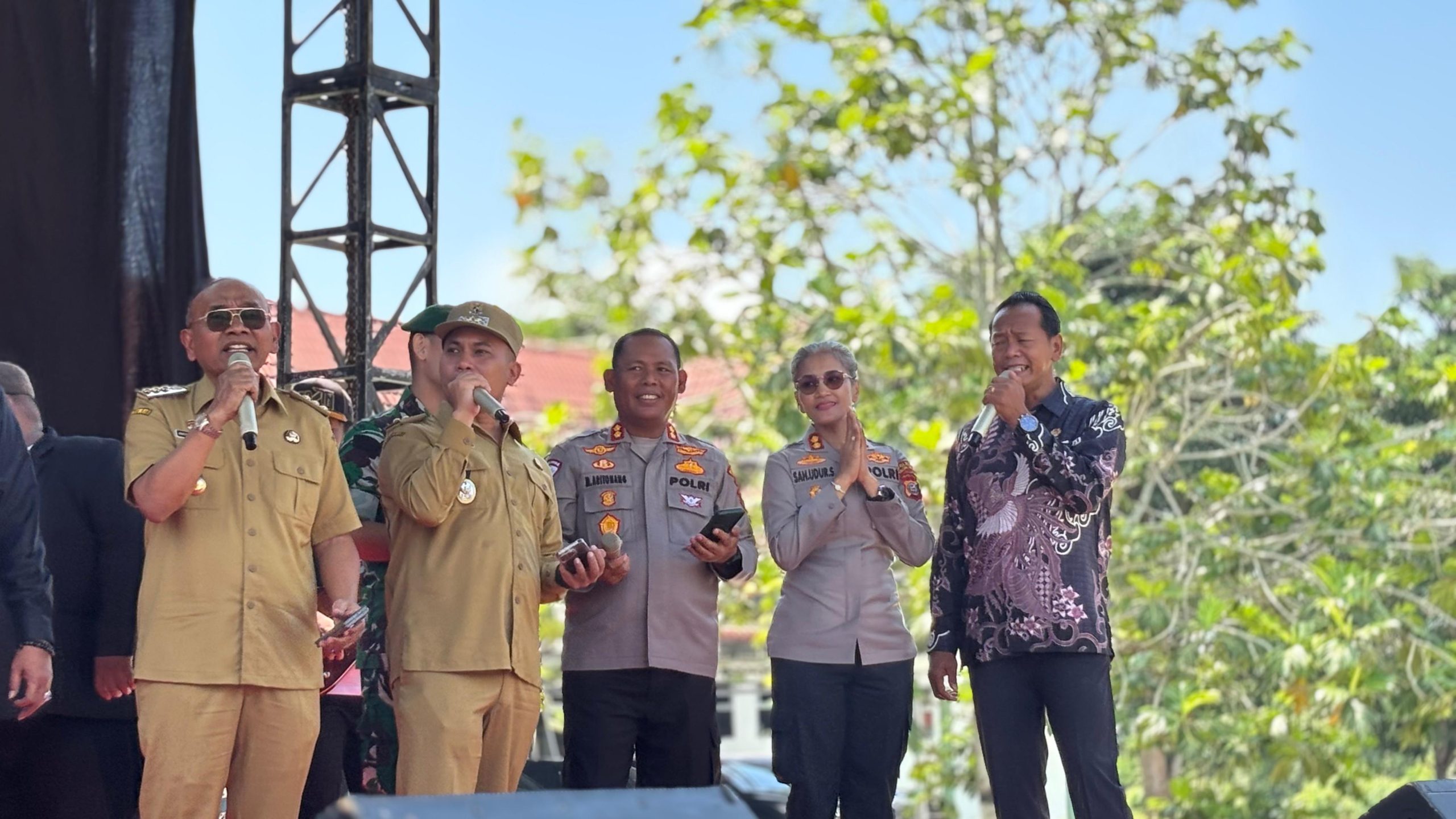 Kapolres Pematangsiantar Hadiri Pisah Sambut Dandim 0207/Simalungun