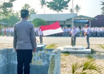 Polri dan Mahasiswa Unimed Bersinergi Dukung Siswa Berprestasi di Tanjung Beringin, Wujudkan Generasi Emas