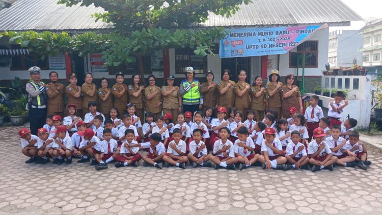 Sat Lantas Polres Pematangsiantar Police Go To School, Edukasi Diklantas di SD Negeri 12243