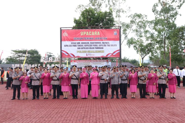AKBP Marganda Aritonang Pimpin Pergantian Strategis 8 Pejabat Kunci Polres Simalungun