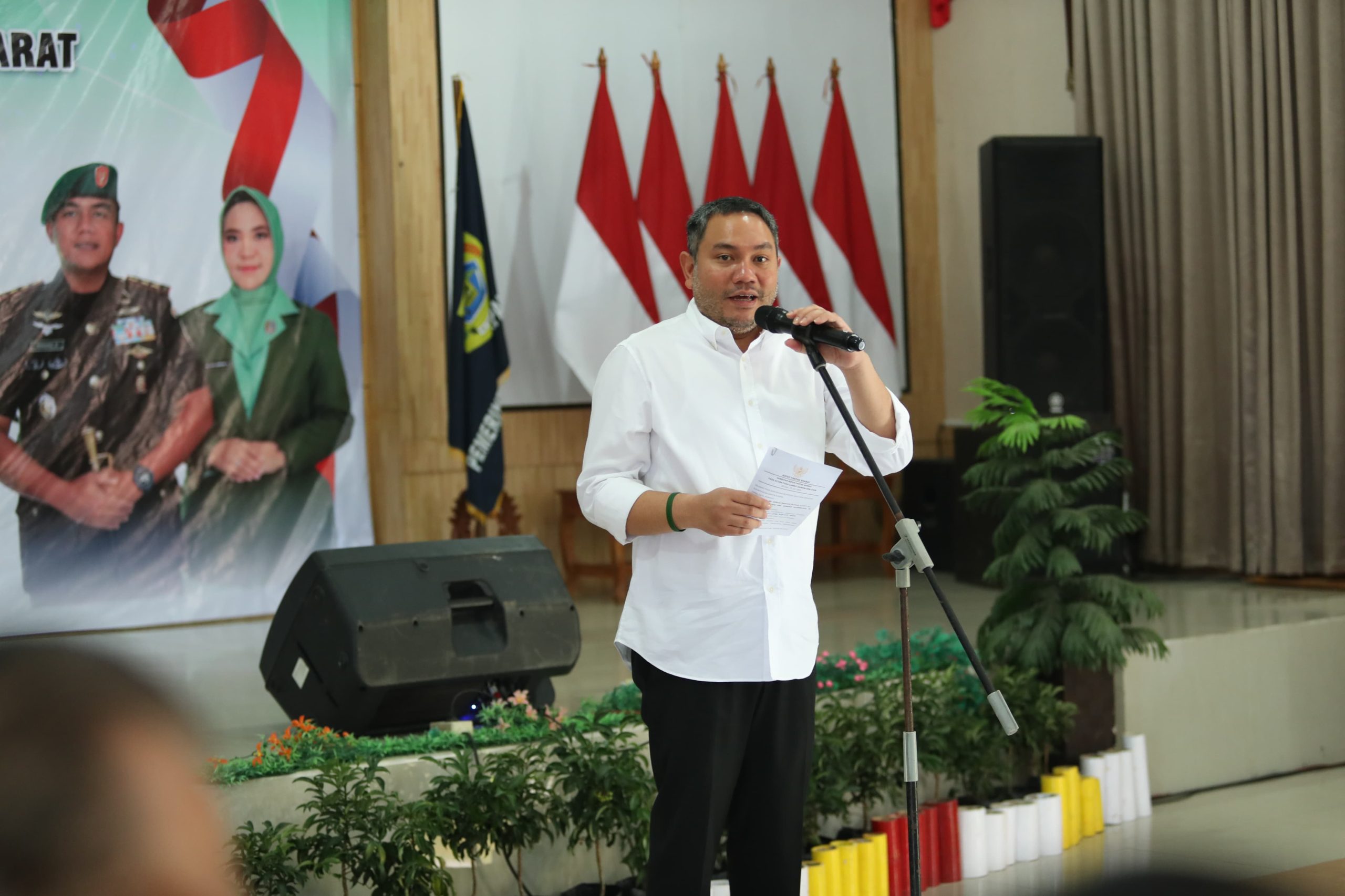 Bupati Pakpak Bharat Hadiri Pisah Sambut Komandan Kodim 0206/Dairi