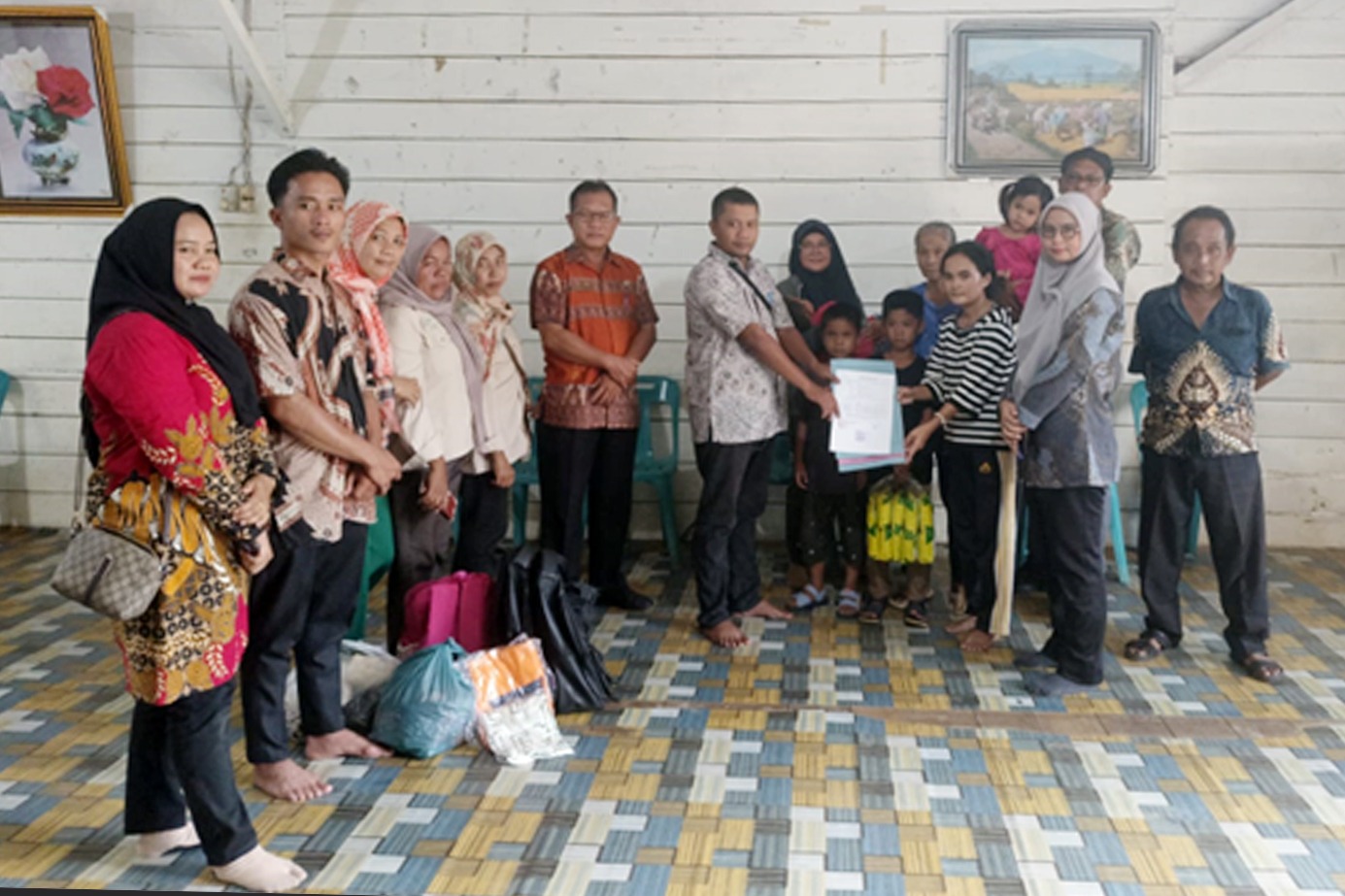 4 orang Anak Terlantar Warga Pagaran Honas Badiri Diasuh Di Panti Asuhan Sion
