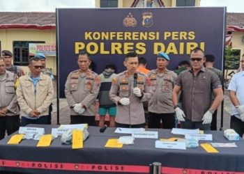 Polres Dairi Berhasil Ungkap Bandar Sabu di Kecamatan Tigalingga, Barbut 202,38 Gram 