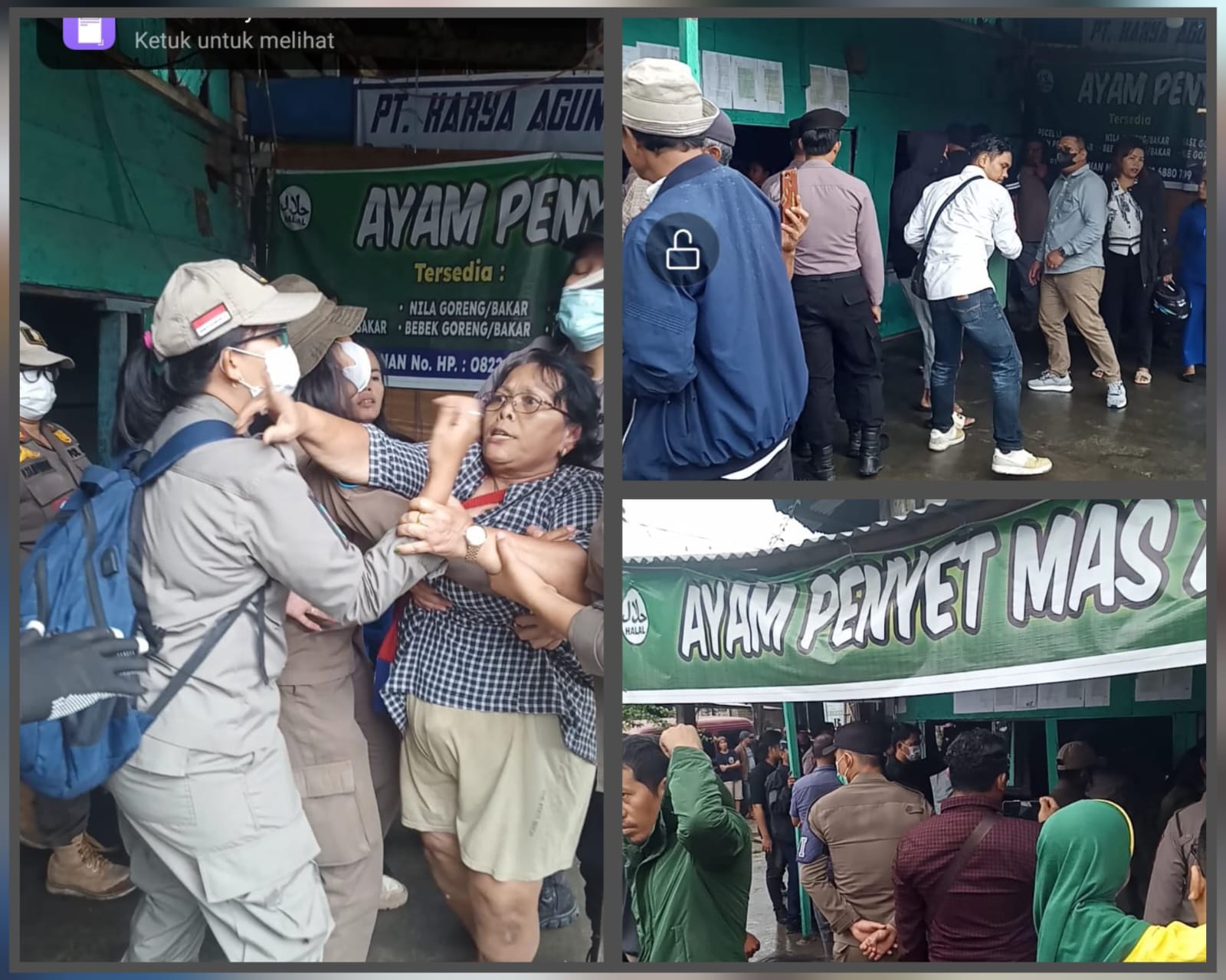 Sebuah Rumah Dieksekusi di Kota Porsea, Penggugat Kosongkan Rumah dan Dipasangi Pagar