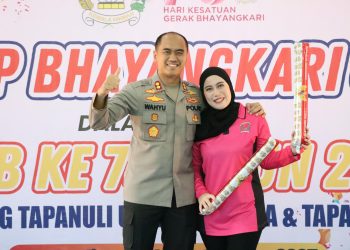 Turnamen Voli Bhayangkari Sumut Zona 4 di Sibolga Berlangsung Meriah