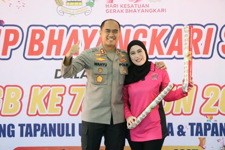 Turnamen Voli Bhayangkari Sumut Zona 4 di Sibolga Berlangsung Meriah
