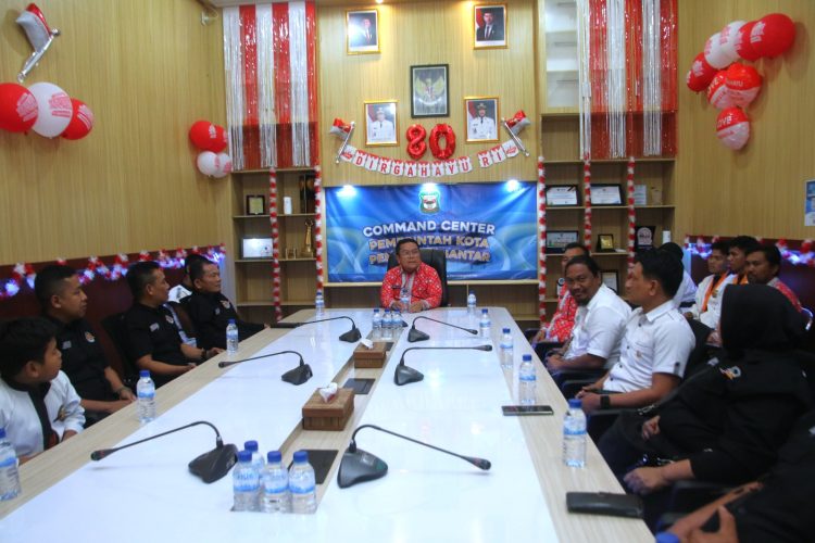Wali Kota Wesly Silalahi Menerima Audiensi Pengcab Dan Atlet Tarung Derajat Kota Pematangsiantar