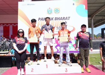 Ribuan Peserta Ikut Meriahkan Pakpak Bharat Fun Run 10 K