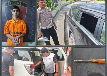 Sat Reskrim Polres Taput Berhasil Ringkus Spesialis Pencuri Dengan Memecahkan Kaca Mobil