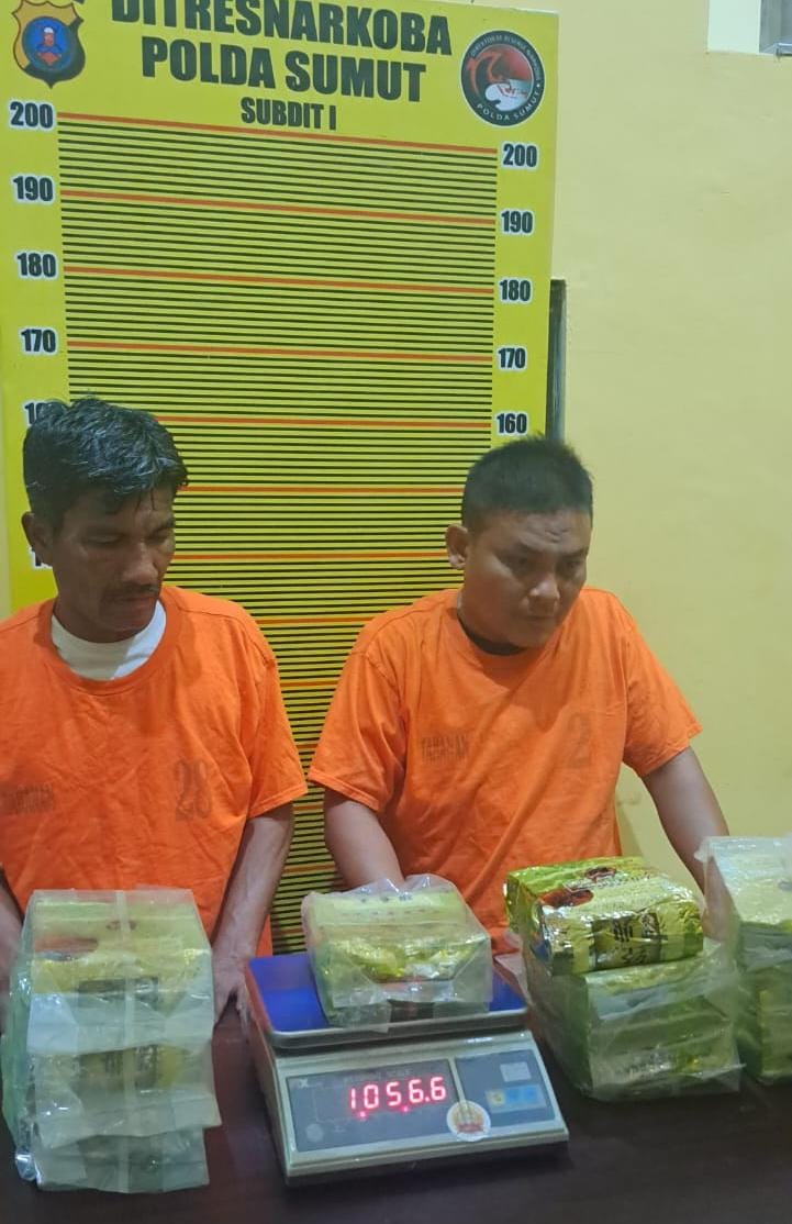 Ditresnarkoba Polda Sumut Berhasil Gagalkan Pengiriman 10 Kg Sabu Jaringan Narkotika Antar Provinsi 