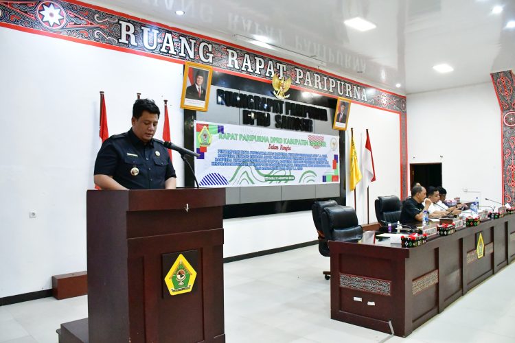 Bupati Samosir Vandiko T Gultom Sampaikan Nota Pengantar 4 Ranperda Dan KUA-PPAS APBD 2026