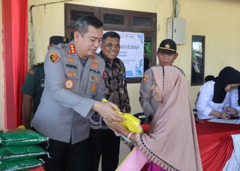 Kapolresta Deli Serdang dan Forkopimda Ikuti Launching Gerakan Pangan Murah Bersama Kapolri