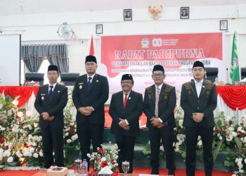Paripurna DPRD Toba Mendengar Pidato Kenegaraan Presiden RI Pada HUT Ke-80 RI