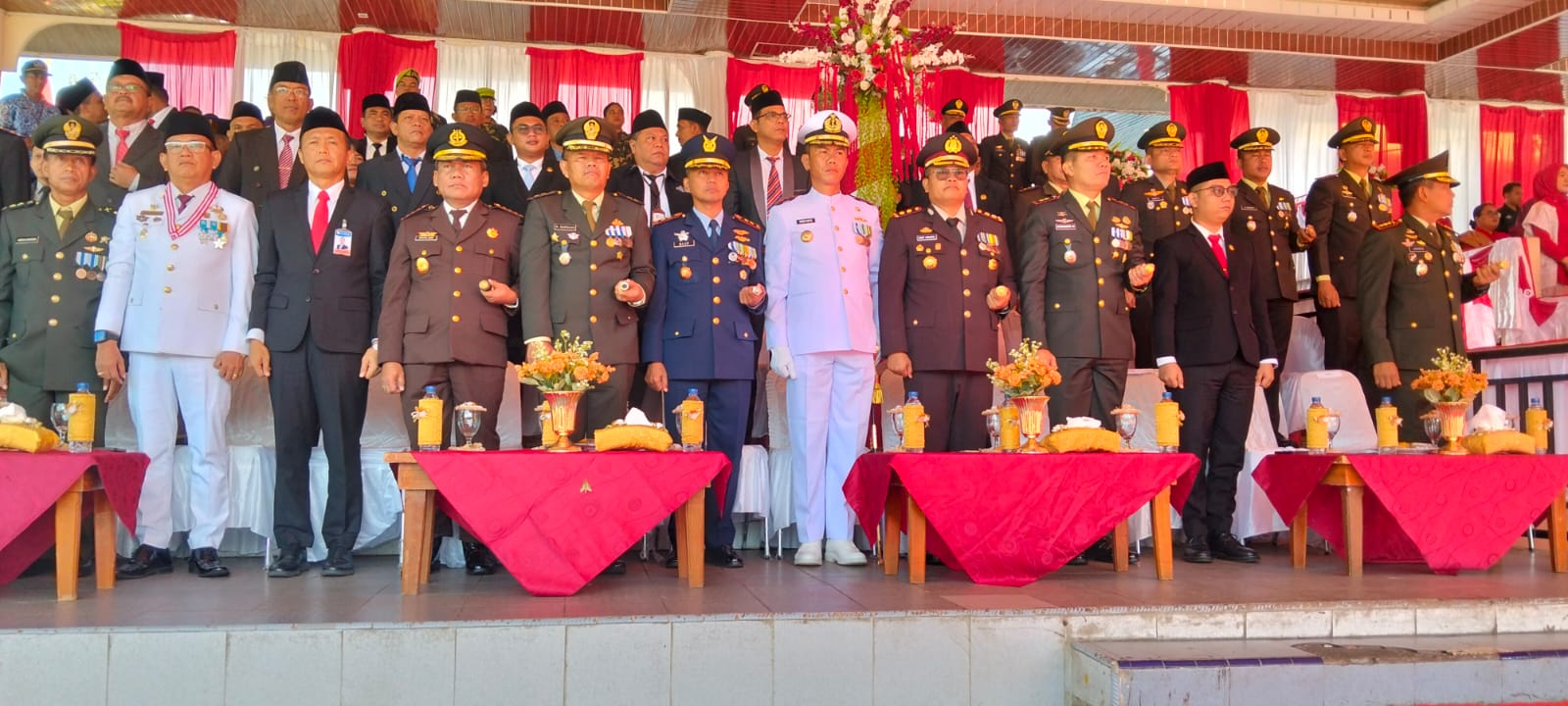 Forkopimda Kota Sibolga Hadiri Upacara HUT RI Ke-80 Tahun 2025 Dengan Khidmat Dan Meriah
