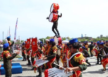 Ribuan Warga Simalungun Antusias Ikuti Upacara Detik-Detik Proklamasi HUT ke-80 RI