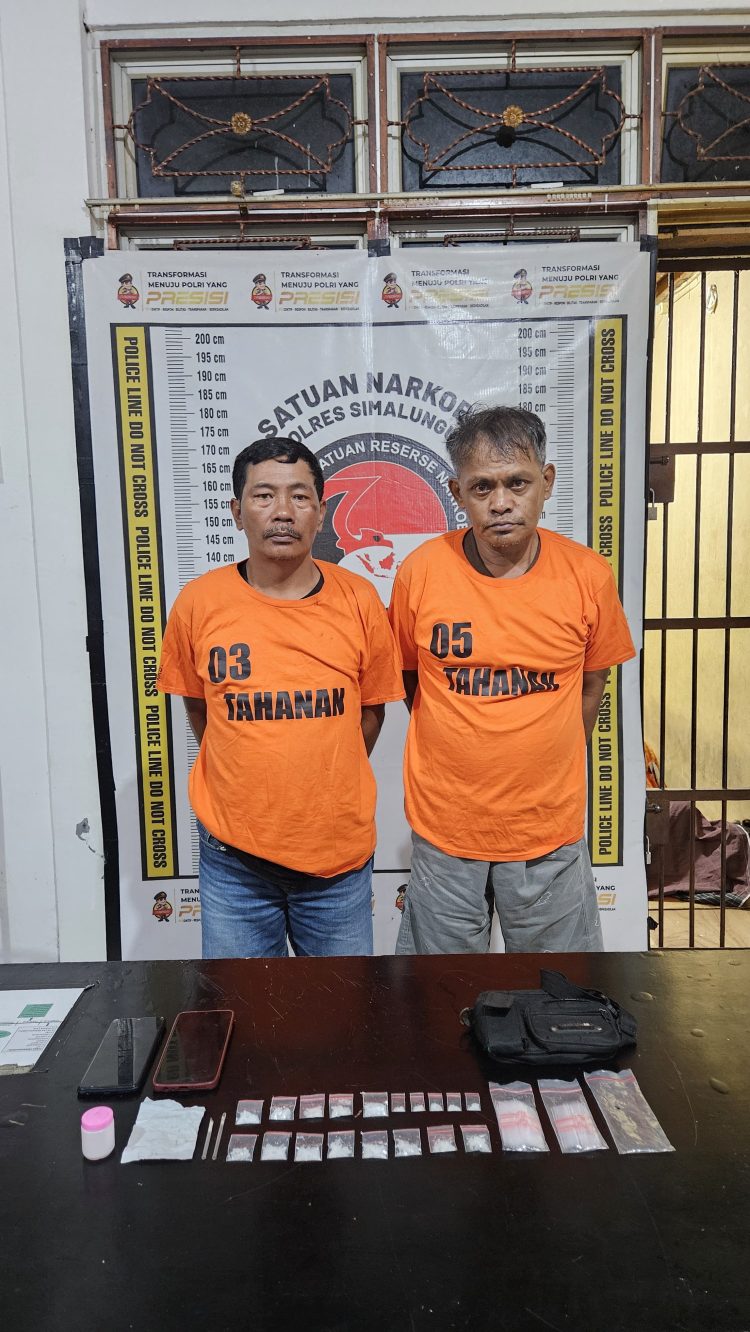 Komitmen Kasat Narkoba Polres Simalungun Berbuah Manis, Sindikat Sabu di Silou Kahean Berhasil Diungkap 