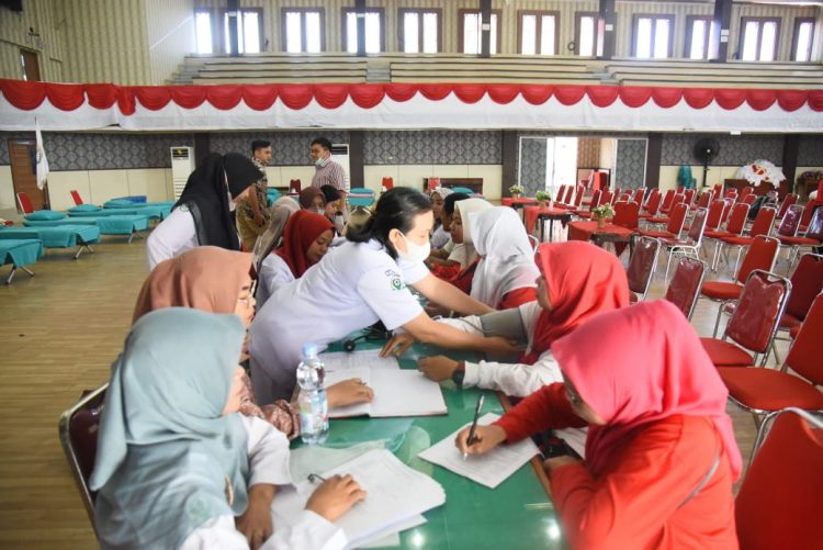 Semarak Hari Jadi Ke-80 Kemerdekaan RI Tahun, Pemkab Tapanuli Tengah Gelar Donor Darah ASN Dan Non ASN