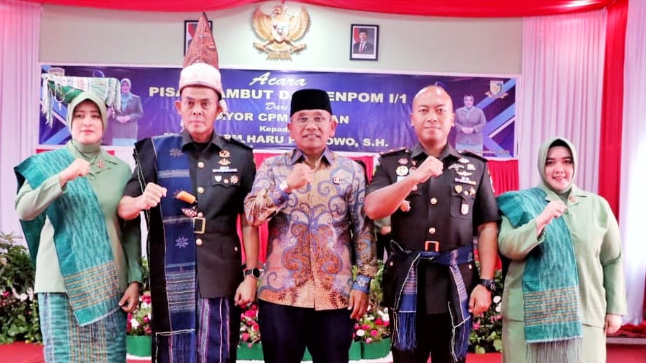 Bupati Simalungun H Anton Achmad Saragih Hadiri Acara Pisah Sambut Dandenpom I/1 Pematangsiantar