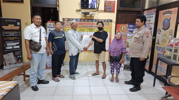 Polsek Siantar Barat Selesaikan Dugaan Penganiayaan Dengan Mediasi