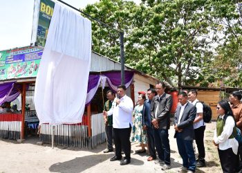 Bupati Samosir Vandiko T Gultom Resmikan Gudang Bolon Kompos, Distributor Tunggal Pupuk Paten