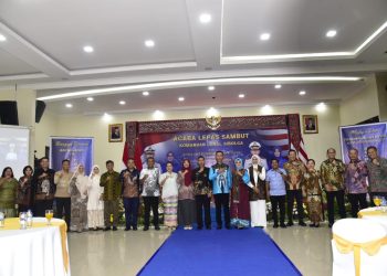 Wakil Bupati Tapanuli Tengah Hadiri Lepas Sambut Danlanal Sibolga
