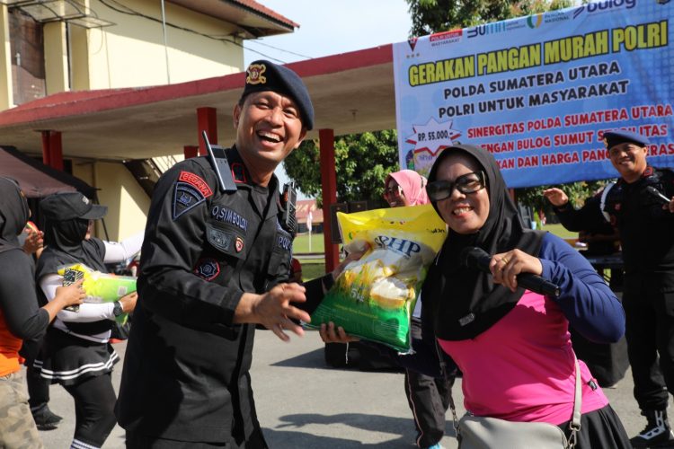 Tak Hanya Jaga Keamanan, Brimob Sumut Juga Ringankan Beban Warga Lewat GPMP