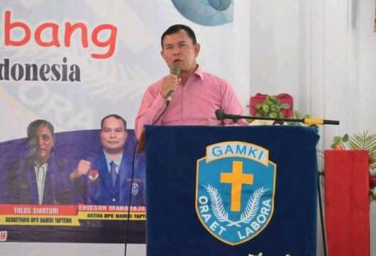 Plt Kepala Dinas Pertanian Tapteng Hadiri Pelantikan Pengurus DPC GAMKI Tapteng Masa Bakti 2025-2028