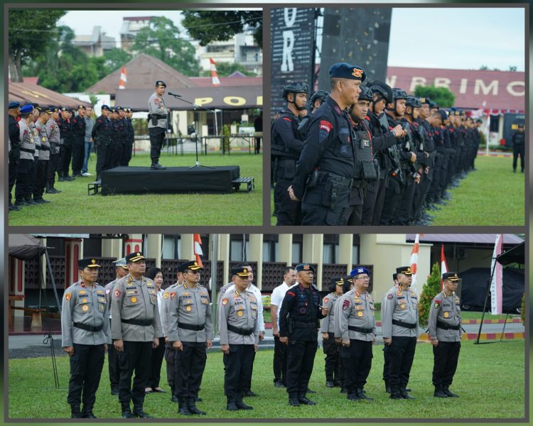 Kapolda Sumut Pimpin Apel Kesiapsiagaan, Apresiasi Brimob, Tekankan Profesionalitas dan Jaga Kondusivitas Sumatera Utara