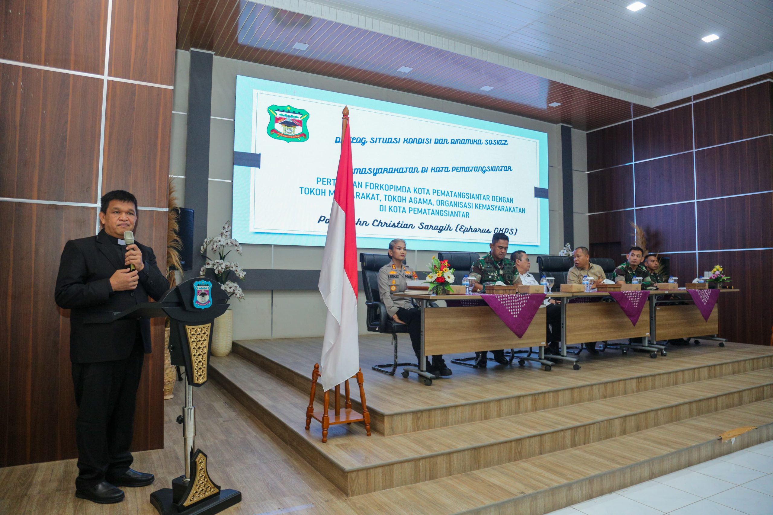Rakor Bertajuk Dialog Situasi Kondisi dan Dinamika Sosial Kemasyarakatan, Wali Kota Pematangsiantar Wesly Silalahi: "Dalam Perbedaan Kita Ciptakan Kebersamaan, Persatuan Dan Persaudaraan"