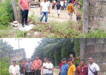 Pasca Bupati Tapteng Mediasi Warga Sirandorung Dengan PT Nauli Sawit, Tembok Penutup Jalan PT Nauli Sawit Akhirnya Dibuka