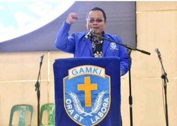 Asisten Pemerintahan dan Kesra Setdakab Tapteng Hadiri Pelantikan PAC GAMKI se-Tapanuli Tengah