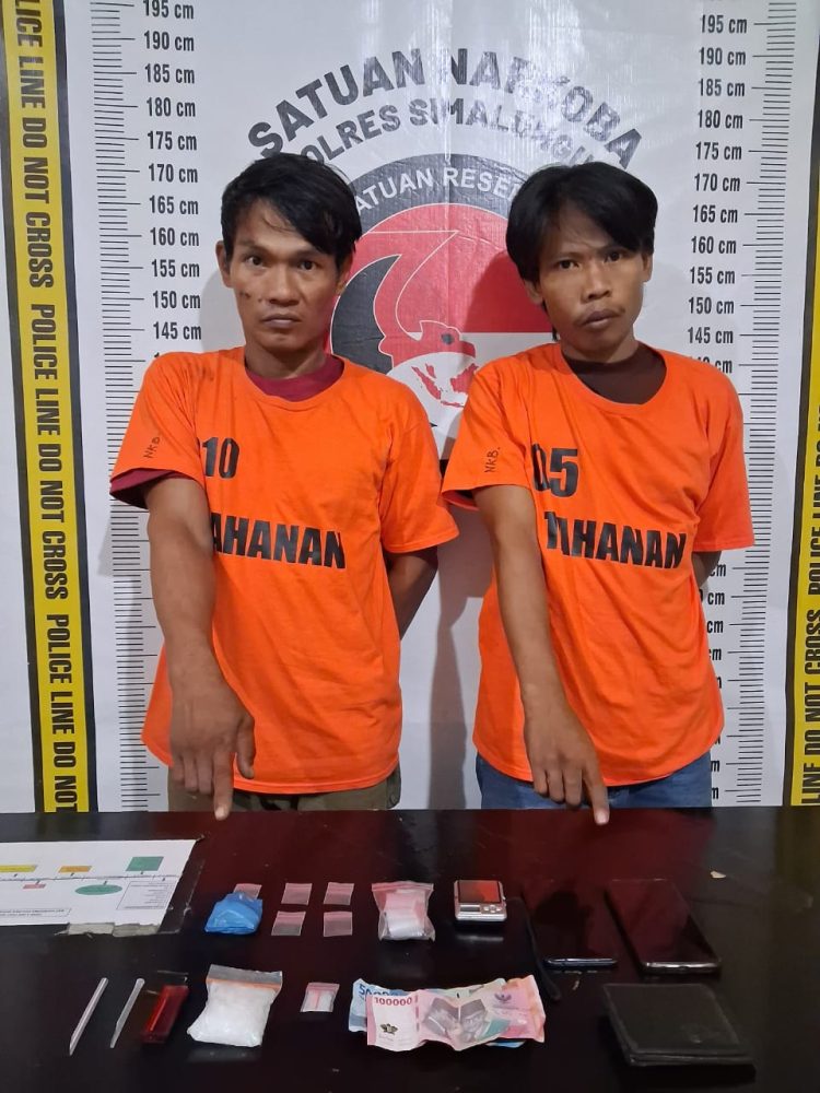 Sat Narkoba Polres Simalungun Berhasil Bekuk Bandar Narkoba, Barbut Sabu 38 Gram