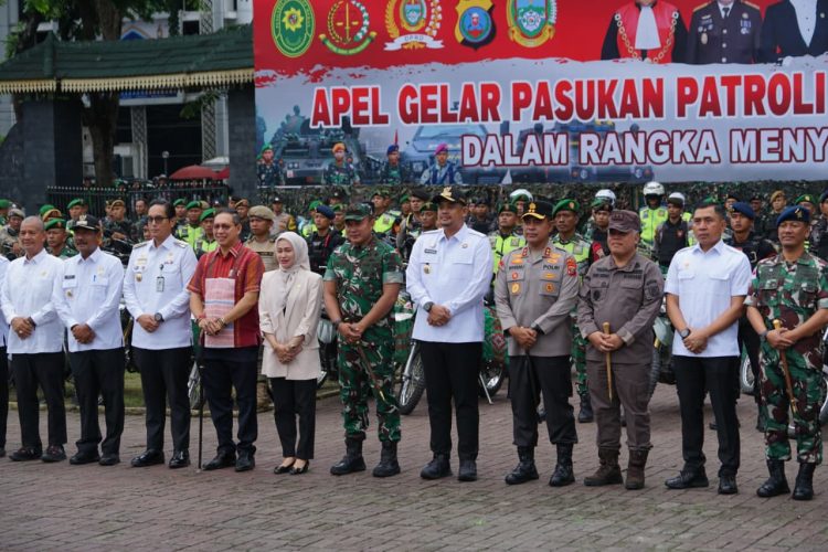 Apel Gelar Pasukan Patroli Gabungan Simpatik Satuan Brimob Polda Sumut,  Sinergi TNI-Polri untuk Indonesia Damai Sambut HUT TNI ke-80