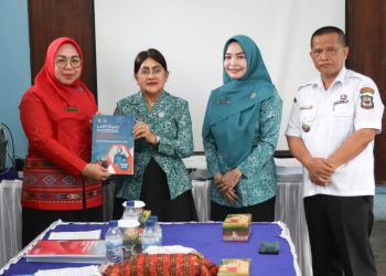 Ketua TP PKK Kota Pematangsiantar Menghadiri Lomba Pelaksanaan IVA Test, Dalam Rangka HKG PKK di Kecamatan Siantar Barat