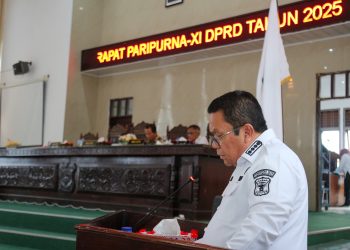 Wali Kota Wesly Silalahi Hadiri Rapat Paripurna dalam Nota Jawaban Wali Kota Pematangsiantar atas Pemandangan Umum Fraksi DPRD 