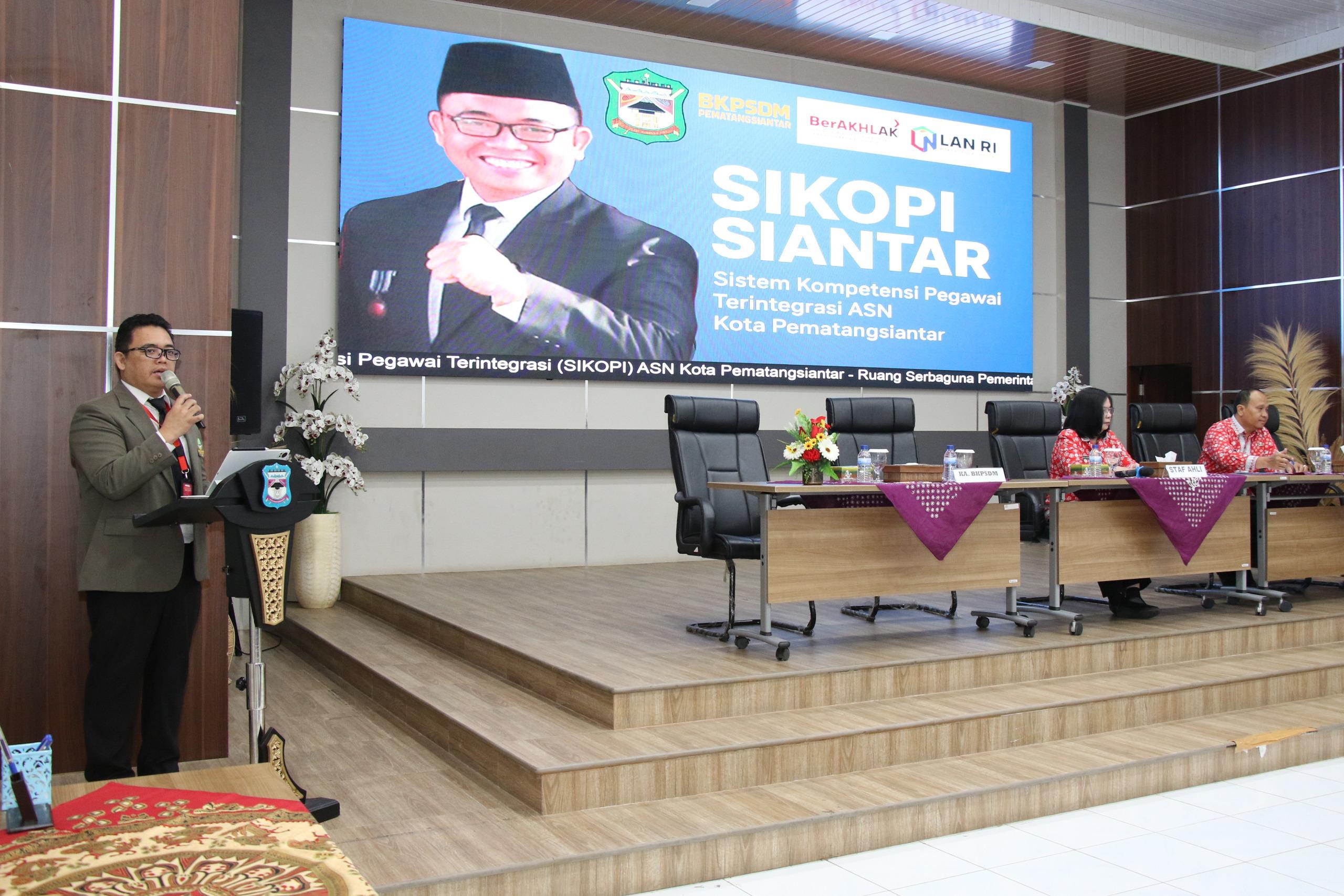Pemko Pematangsiantar Launching SIKOPI SIANTAR, Wali Kota Wesly Silalahi: "Memastikan Setiap ASN Memiliki Rekam Jejak Kompetensi Yang Jelas, Terukur, Dan Dapat Dipetakan Sesuai Kebutuhan Organisasi"
