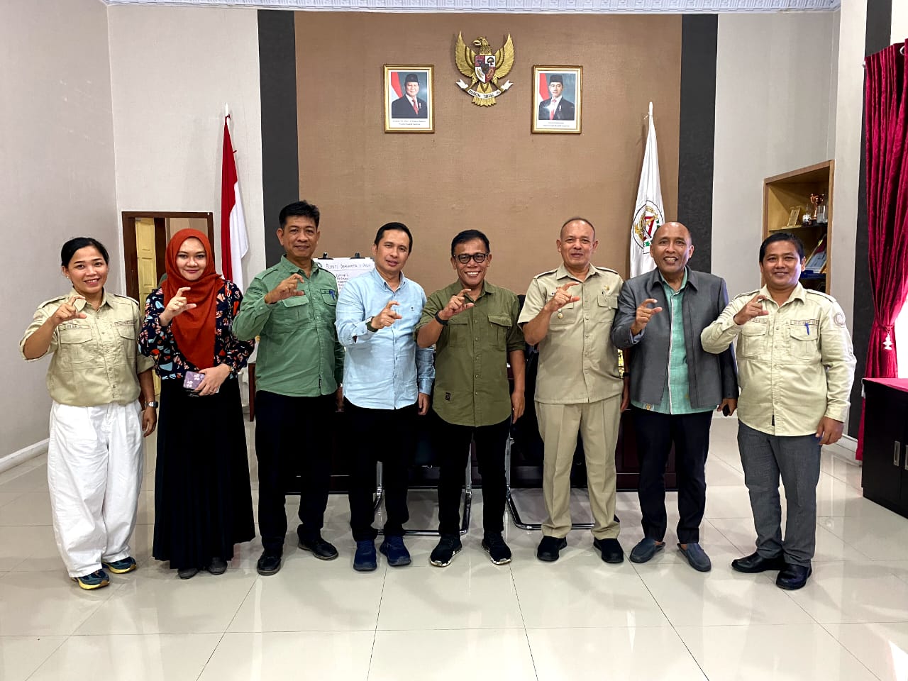 Terima Kunjungan Komisi Informasi Provsu, Bupati Tapteng Dukung Keterbukaan Informasi Publik