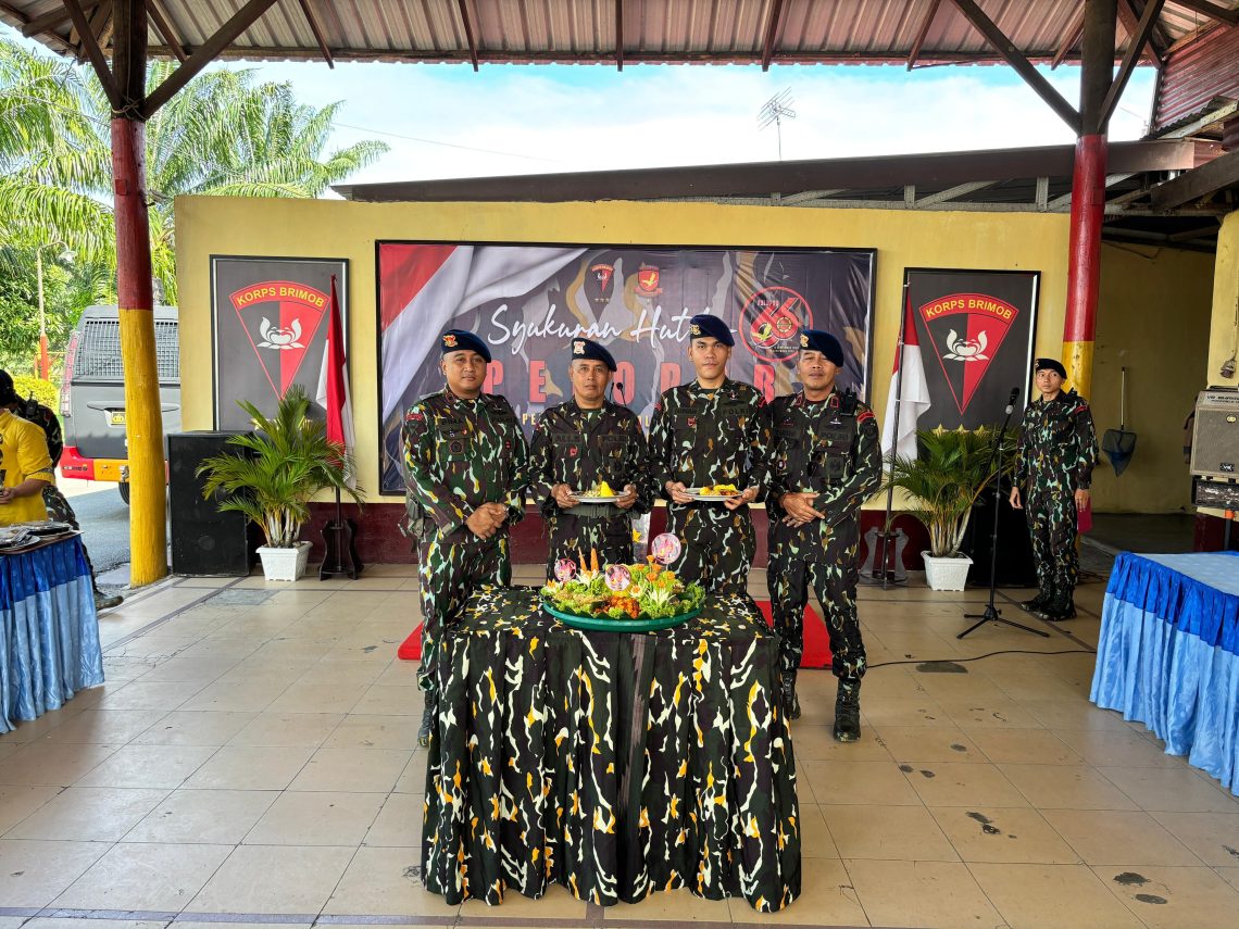 Batalyon B Pelopor Satuan Brimob Polda Sumut Gelar Syukuran HUT ke-66, Wujud Syukur dan Soliditas untuk Nusa dan Bangsa