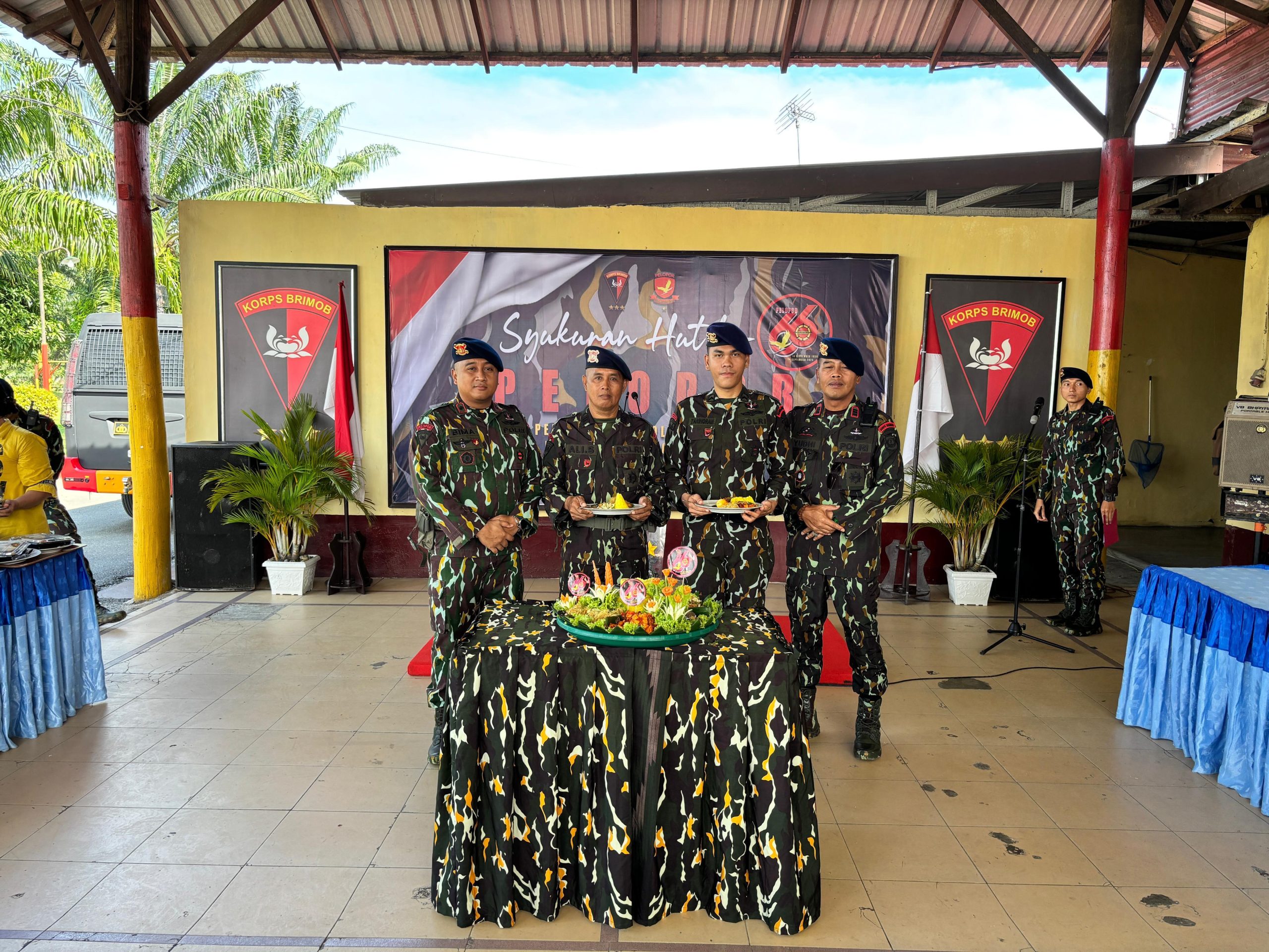 Batalyon B Pelopor Satuan Brimob Polda Sumut Gelar Syukuran HUT ke-66, Wujud Syukur dan Soliditas untuk Nusa dan Bangsa