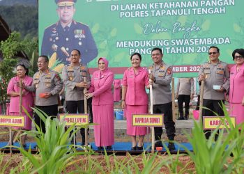 Dukung Ketahanan Pangan Nasional, Kapolda Sumut Tanam Jagung di Tapteng
