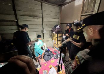 Brimob Polda Sumut Bersama Polres Belawan Gagalkan Tawuran, 5 Remaja dengan Sajam dan Alat Hisap Sabu Diamankan