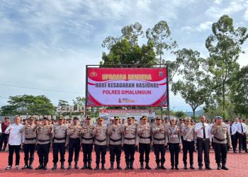 Wakapolres Simalungun Pimpin Upacara Hari Kesadaran Nasional, Tegas Soal Sanksi Narkoba