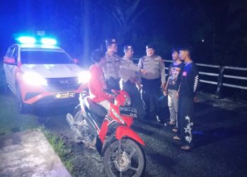 Polres Simalungun Intensifkan Patroli Blue Light di Objek Vital, Antisipasi 3C dan Geng Motor