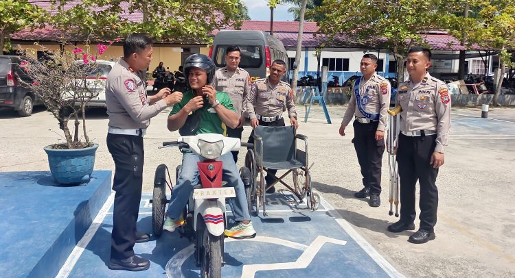 Satlantas Polres Sergai Beri Layanan SIM Inklusif untuk Difabel