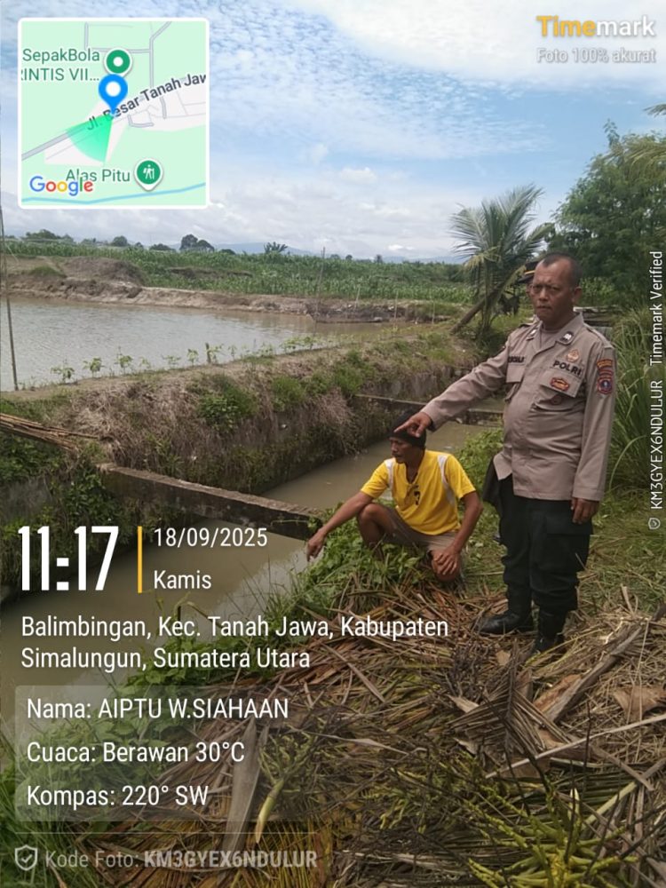 Polsek Tanah Jawa Bertindak Cepat Tangani Penemuan Mayat di Irigasi Huta Banjar Pardamean Polsek Tanah Jawa Bertindak Cepat Tangani Penemuan Mayat di Irigasi Huta Banjar Pardamean