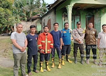 Polsek Bosar Maligas Sigap Tangani Kebakaran Rumah Warga di Nagori Sordang Bolon, Kerugian Capai Rp200 Juta