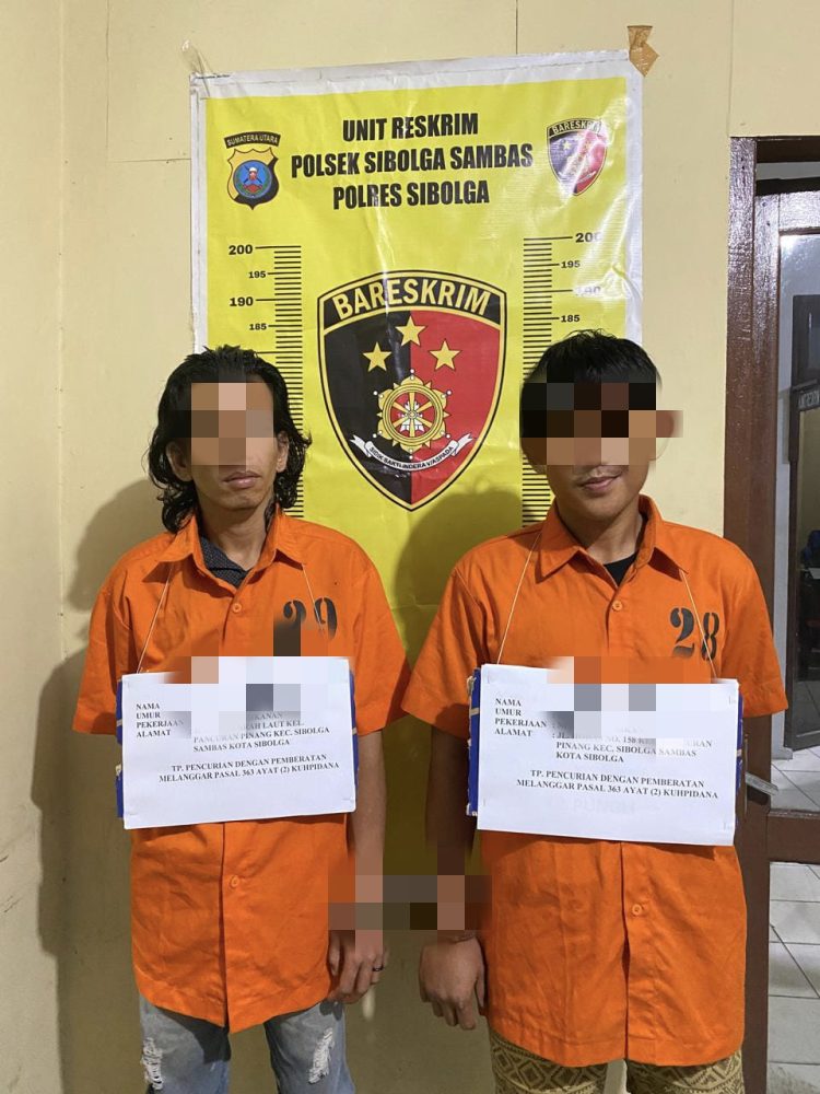 Polsek Sambas Amankan 2 Orang Pelaku Curat Di PT Pelindo