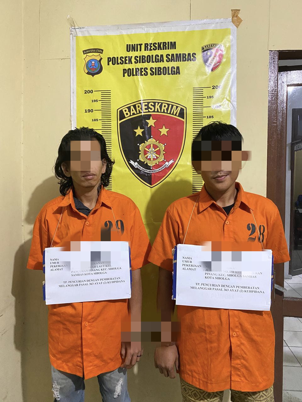 Polsek Sambas Amankan 2 Orang Pelaku Curat Di PT Pelindo